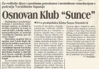 1996-press osnivanje prvog županijskog kluba