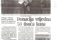 2000.31.01. Š. Mustačević donirala aparat za popravak zubi pod narkozom