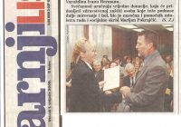 2000.31.01. Š.Mustačević poklonila donaciju Općoj bolnici Varaždin