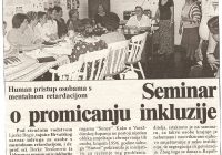 2001.04.05. Pokrenut program inkluzije u Varaždinu