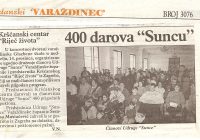 2003.14.12. Krščanski centar darivao 400 poklona Suncu