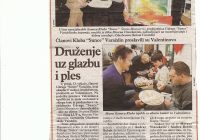 2004 13.2. Ravnatelj Glazbene škole prof. Moreno Vinceković posjetio članove kluba