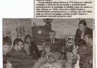 2001 7.12. Župan Sabati u posjeti klubu Sunce Varaždin