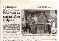 2004 30.4. Predsjednica Š. Mustačević otvorila prvu stambenu zajednicu u Varaždinu inkluzije